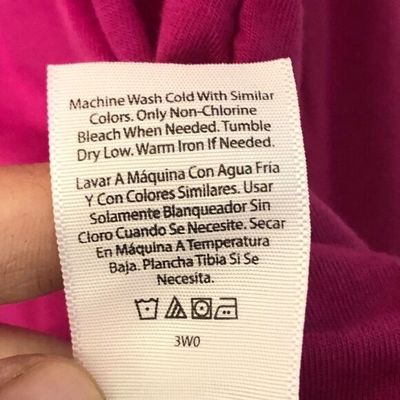 Terra & Sky hot pink everyday T-shirt cheap Plus size 2XL-22W - Picture 6 of 8